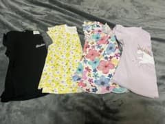 80cm 女の子　夏物  ４枚セットのサムネイル