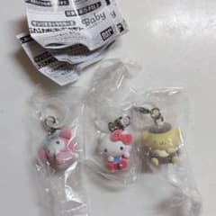 【匿名配送】サンリオ ふわふわめじるしアクセサリーBaby キティポムマイメロのサムネイル