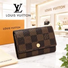 【美品】　LOUIS VUITTON ダミエ ミュルティクレ6 キーケースのサムネイル