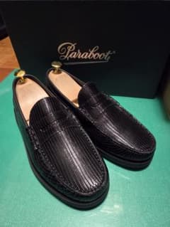 【極美品・希少】PARABOOT　パラブーツ　コロー　リザード柄　ブラック　6 m18549869795_1.jpg?1768571101