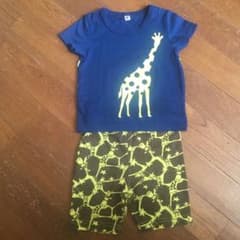 キリン Tシャツ&ハーフパンツセット 80のサムネイル