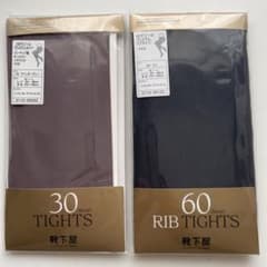 靴下屋　プレミアムタイツ M-L 2枚セットのサムネイル