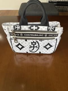 CASTELBAJAC PARIS トートバッグ 総柄 ホワイト - メルカリ