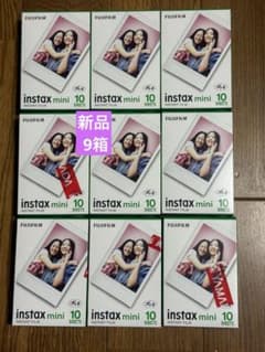 FUJIFILM instax mini インスタントフィルム 10枚入り　9箱のサムネイル