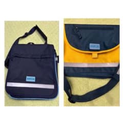 KUMON ショルダーバッグ 青・黄色のサムネイル