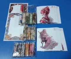 コラージュ素材セット（和風・ガーランドなど）①　全25個のサムネイル