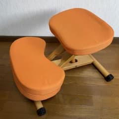 宮武製作所 プロポーションチェア バランスチェア オレンジ 姿勢矯正