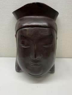 京都 広隆寺「弥勒菩薩半跏思惟像」仏面 年代不明 - メルカリ