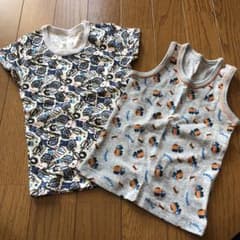肌着 タンクトップ 半袖のサムネイル