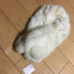 aoi様 専用リアルファー マフラー タグ付き 未使用 送料込のサムネイル