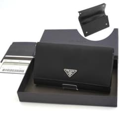 ✨Sランク・箱保証書付き✨ PRADA 長財布 テスートナイロン 三角 