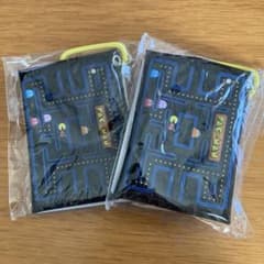パックマン　カラビナ付きミニクリアポーチ　2点セット