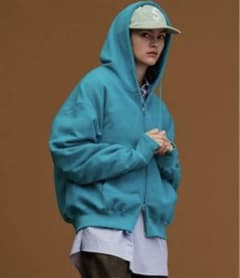 soerte Heavy weight double zip-up hoodieのサムネイル