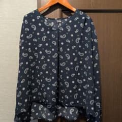 【肌寒い日に☆】AS KNOW AS Pinky ペイズリー柄ブラウスのサムネイル