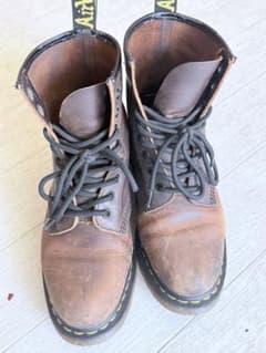 Dr. Martens 8ホール ワークブーツ ブラウン