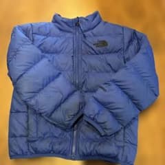 THE NORTH FACE ブルー ダウンコート XS/7-8Yのサムネイル