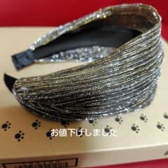 ワイドレースヘッドバンド　カチューシャのサムネイル