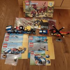 LEGOクリエイター3in1 4種セット　説明書、パーツ欠品無しのサムネイル