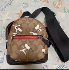 COACH スヌーピー コラボ ショルダーバッグのサムネイル