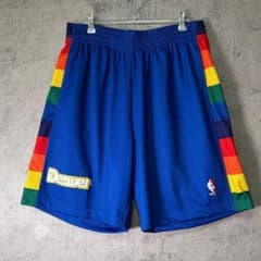 新品タグ付き NBA デンバーナゲッツ スイングマン ショーツ 91-92