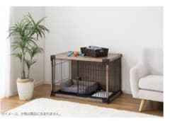 送料込み】DCM ウッディサークル 屋根・背面付き 小型犬用 ペット