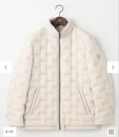 新品、未使用、タグ付き】2WAYストレッチ・パッカブルダウンブルゾン L 