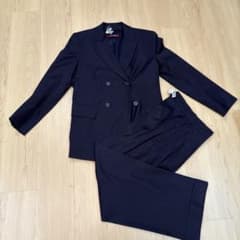 Max Mara ネイビー ダブルブレスト スーツ 上下セット サイズ36 - メルカリ