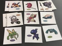 ポケモン　パウンド　シール　12枚のサムネイル