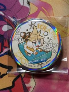 유키 미쿠 SNOWMIKU2016 카가미네 렌 캔 배지 [신품, 미사용]
