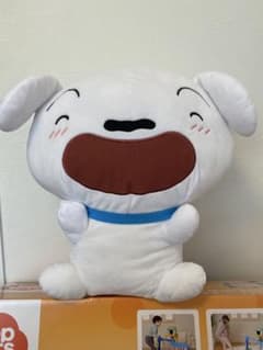 クレヨンしんちゃん　めちゃもふぐっと　ぬいぐるみ　ごきげんなシロだゾ