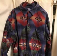 ラルフローレン ネイティヴ柄シャツ ビンテージのサムネイル
