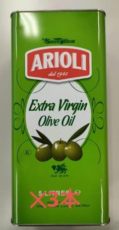 トラシメノ ARIOLI EXVオリーブオイル 5L✕3本 - メルカリ