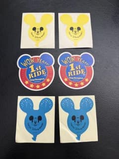 東京ディズニーリゾート ステッカー 6枚セットのサムネイル