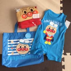 アンパンマン 水着セット 新品未使用 サイズ90のサムネイル