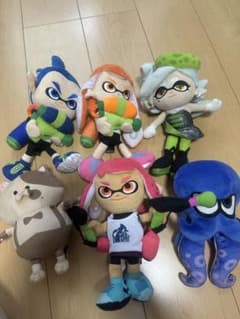 スプラトゥーン人形6体セット ぬいぐるみ スプラトゥーン 6体セット まとめ売り - メルカリ