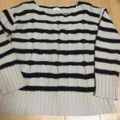 ☆2児ママNORI様専用☆レプシムのざっくりボーダーニット♡のサムネイル