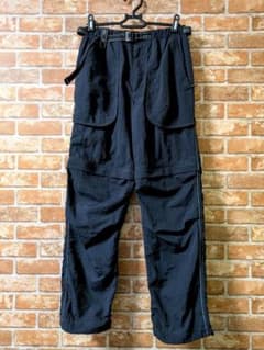 AndWander Ny taffeta hiker 2way pants WS