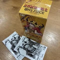 ONE PIECEカードゲーム 世界最強の戦士 テープ付き　プロモ付きのサムネイル
