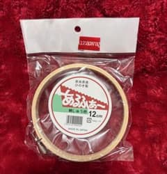 あるふぁ～ 刺しゅう枠 12cm 奈良県産ひのき製のサムネイル