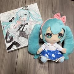 初音ミク ぬいぐるみ キャンバスアート セットのサムネイル