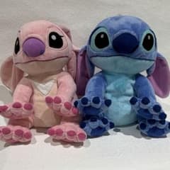 ディズニー スティッチ ＆ エンジェル ぬいぐるみ 2体セット ハートランドのサムネイル