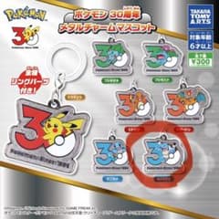 ポケモン メタルチャームマスコット 30周年　カメックスのサムネイル