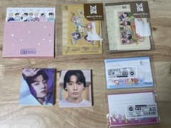 BTS Jungkook BT21 TinyTAN 레터 세트 메모장 봉투
