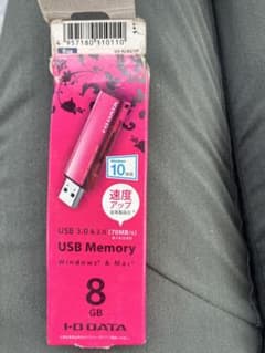 I-O DATA USBメモリ 8GB ビビッドピンク - メルカリ