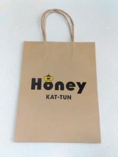 ■新品■KAT-TUN　Honey通常版限定ペーパーバッグ/ペーパーバック/紙袋のサムネイル