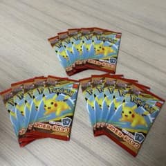 ポケモンカードゲーム マクドナルドピカチュウ プロモ 未開封 15パックのサムネイル