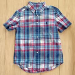 専用！美品ラルフローレン 半袖シャツ チェックシャツのサムネイル