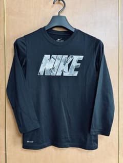 Nike DRI-FIT ブラック ロングスリーブ Tシャツ Sのサムネイル