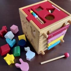 ミキハウス　型はめ　おもちゃ　木製知育玩具のサムネイル