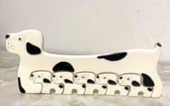 未使用品 陶器製 ダルメシアン 箸置き 5個セット 親子 犬 m6 - メルカリ